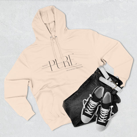 Stay Pure Fleece Hoodie for Comfort and Style