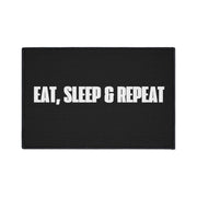 Eat, Sleep, Repeat Heavy Duty Floor Mat - Perfect for Gamers & Home Gyms