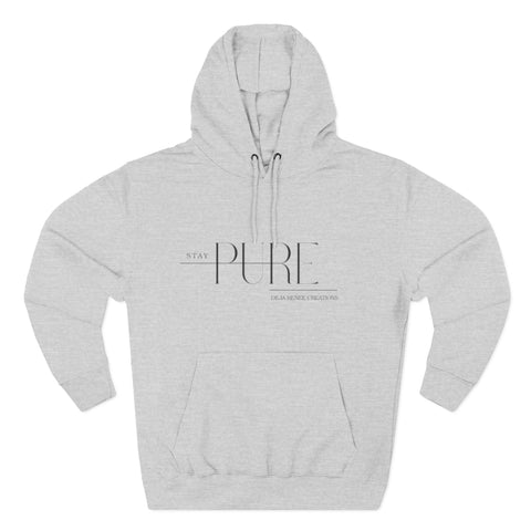 Stay Pure Fleece Hoodie for Comfort and Style