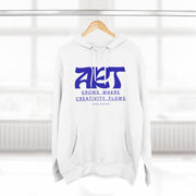 Creative Flow Fleece Hoodie - Artistic Fashion, Cozy Wear, Gift for Artists, Unique Casual Style, Creative Inspiration