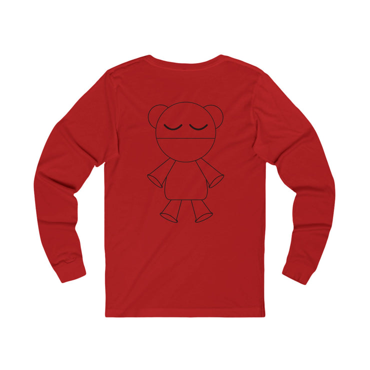 Chill Vibes Unisex Long Sleeve Tee | Minimalist Bear Design