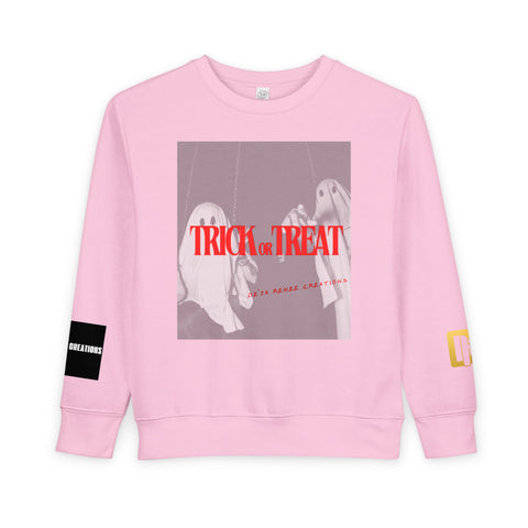Halloween Toddler Sweatshirt - Trick or Treat Design