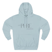 Stay Pure Fleece Hoodie for Comfort and Style