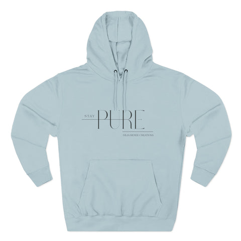Stay Pure Fleece Hoodie for Comfort and Style