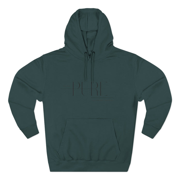 Stay Pure Fleece Hoodie for Comfort and Style