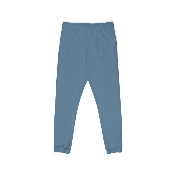 Garment-Dyed Fleece Sweatpants with Chic Graphics