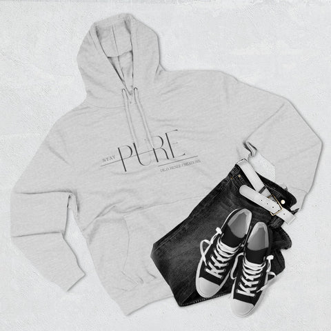 Stay Pure Fleece Hoodie for Comfort and Style