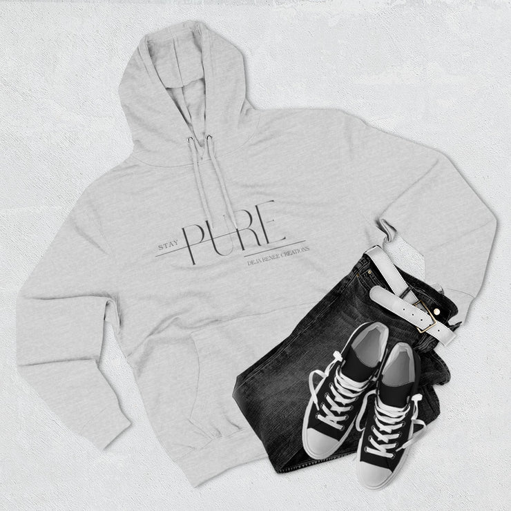 Stay Pure Fleece Hoodie for Comfort and Style