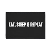 Eat, Sleep, Repeat Heavy Duty Floor Mat - Perfect for Gamers & Home Gyms