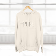 Stay Pure Fleece Hoodie for Comfort and Style