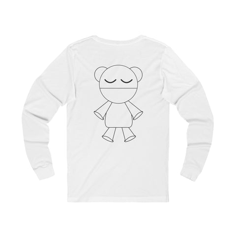 Chill Vibes Unisex Long Sleeve Tee | Minimalist Bear Design