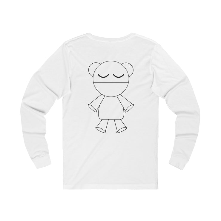 Chill Vibes Unisex Long Sleeve Tee | Minimalist Bear Design