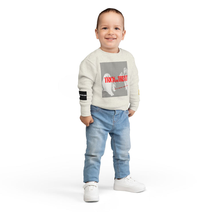 Halloween Toddler Sweatshirt - Trick or Treat Design