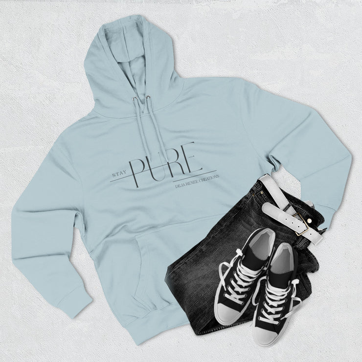 Stay Pure Fleece Hoodie for Comfort and Style