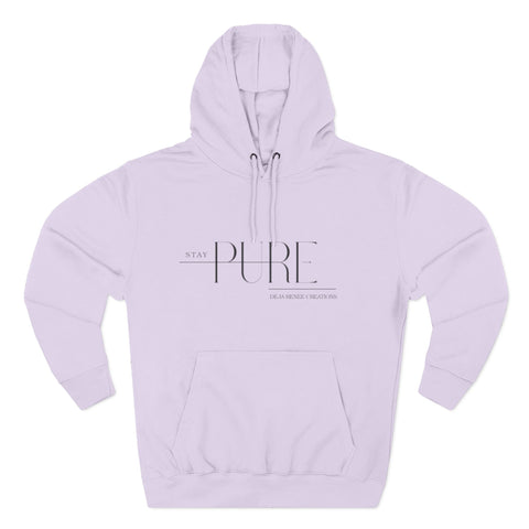 Stay Pure Fleece Hoodie for Comfort and Style