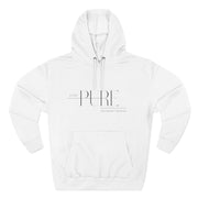 Stay Pure Fleece Hoodie for Comfort and Style