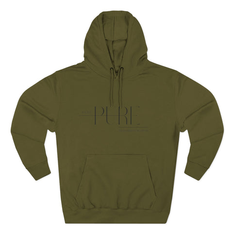 Stay Pure Fleece Hoodie for Comfort and Style