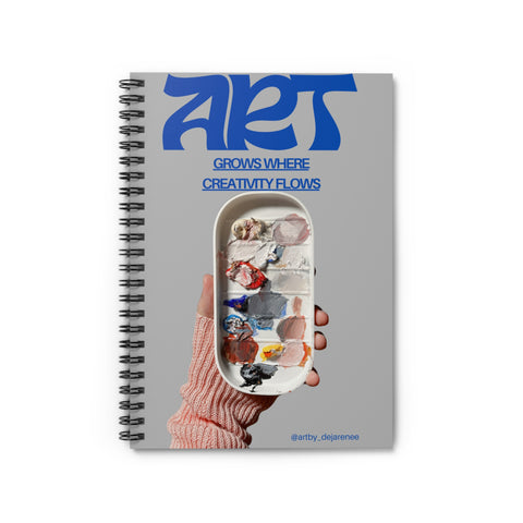 Artistic Spiral Notebook - Aesthetic Creativity & Inspiration