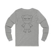 Chill Vibes Unisex Long Sleeve Tee | Minimalist Bear Design