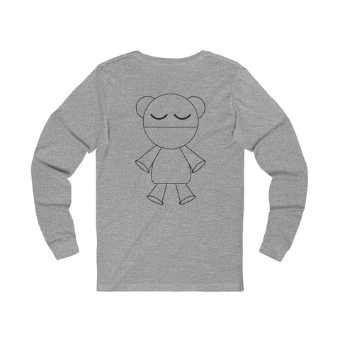 Chill Vibes Unisex Long Sleeve Tee | Minimalist Bear Design