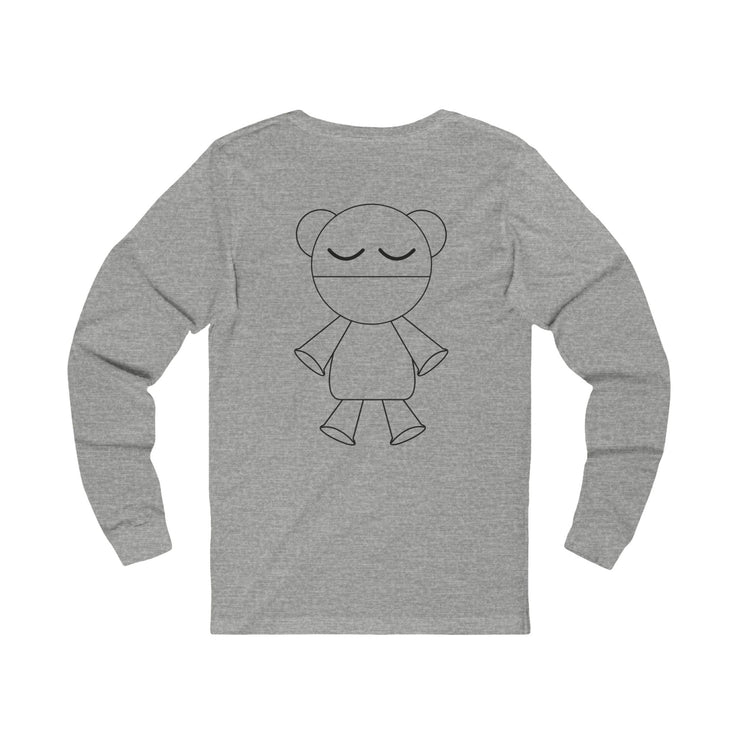 Chill Vibes Unisex Long Sleeve Tee | Minimalist Bear Design