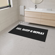 Eat, Sleep, Repeat Heavy Duty Floor Mat - Perfect for Gamers & Home Gyms