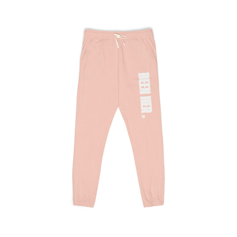 Garment-Dyed Fleece Sweatpants with Chic Graphics