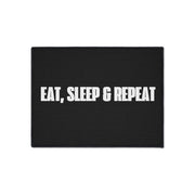 Eat, Sleep, Repeat Heavy Duty Floor Mat - Perfect for Gamers & Home Gyms