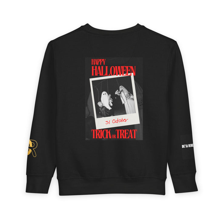 Halloween Toddler Sweatshirt - Trick or Treat Design