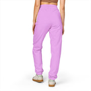 Garment-Dyed Fleece Sweatpants with Chic Graphics
