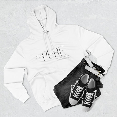 Stay Pure Fleece Hoodie for Comfort and Style