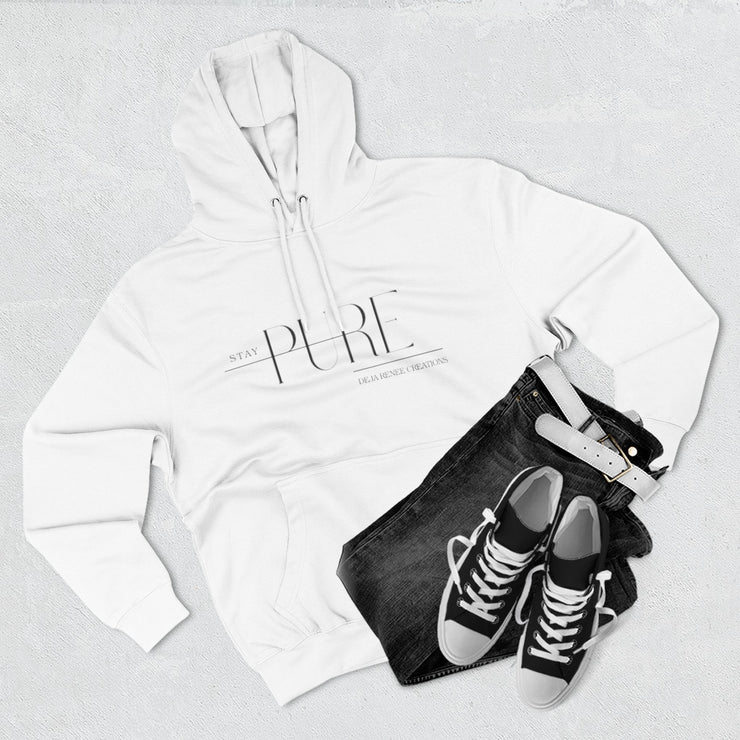 Stay Pure Fleece Hoodie for Comfort and Style