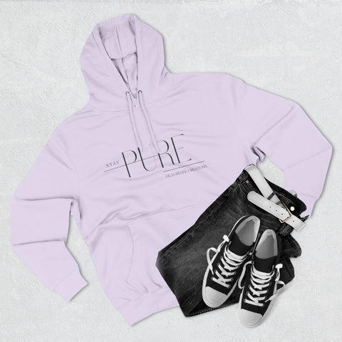 Stay Pure Fleece Hoodie for Comfort and Style