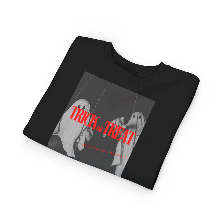 Halloween Toddler Sweatshirt - Trick or Treat Design