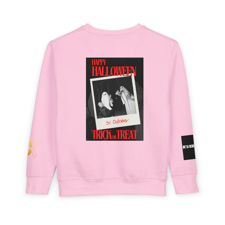 Halloween Toddler Sweatshirt - Trick or Treat Design