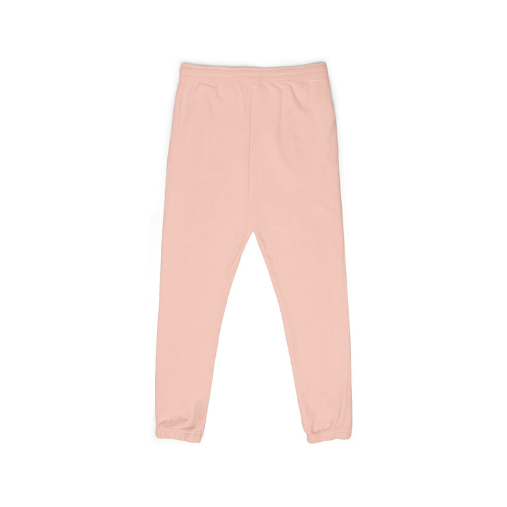 Garment-Dyed Fleece Sweatpants with Chic Graphics