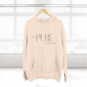 Stay Pure Fleece Hoodie for Comfort and Style