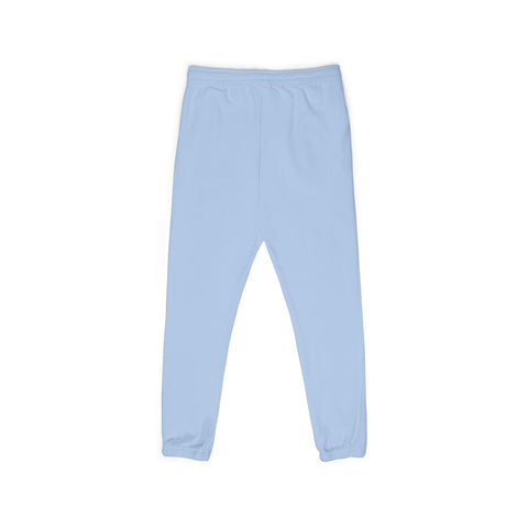 Garment-Dyed Fleece Sweatpants with Chic Graphics