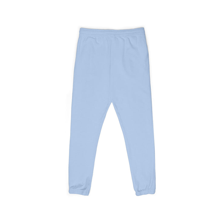 Garment-Dyed Fleece Sweatpants with Chic Graphics