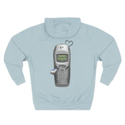 Heart Color-Block Fleece Hoodie • 3-Panel Cozy Streetwear Gift • Nostalgic Heart Graphic