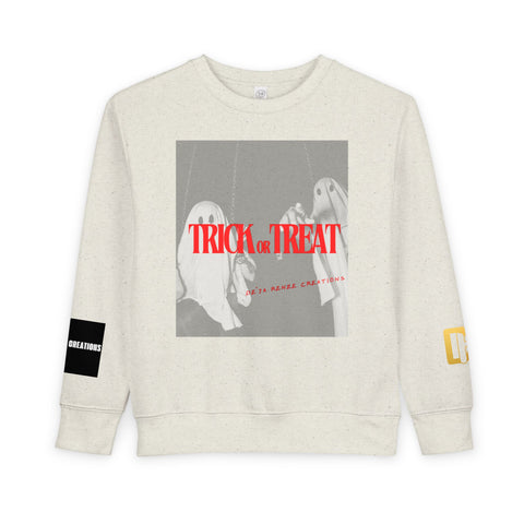 Halloween Toddler Sweatshirt - Trick or Treat Design