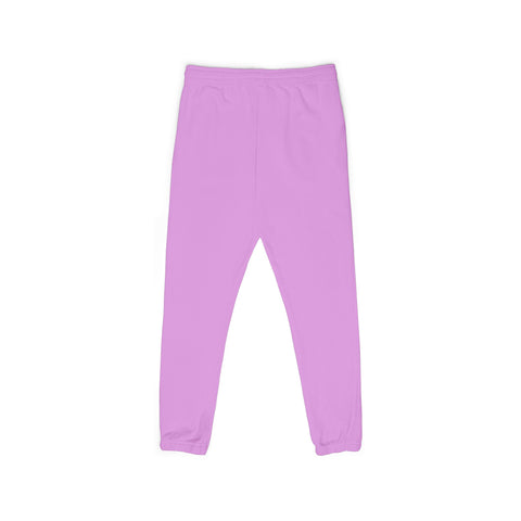 Garment-Dyed Fleece Sweatpants with Chic Graphics