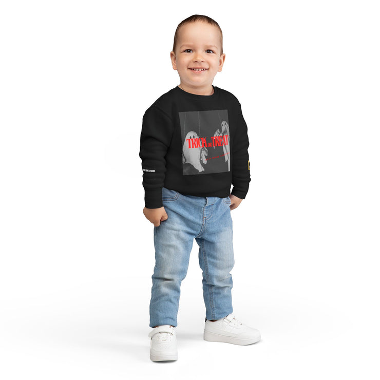 Halloween Toddler Sweatshirt - Trick or Treat Design