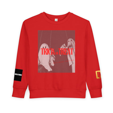 Halloween Toddler Sweatshirt - Trick or Treat Design