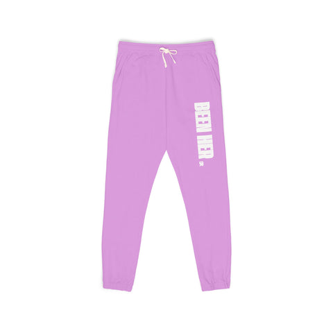 Garment-Dyed Fleece Sweatpants with Chic Graphics