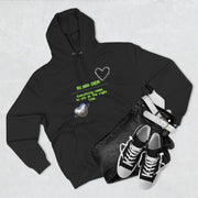 Heart Color-Block Fleece Hoodie • 3-Panel Cozy Streetwear Gift • Nostalgic Heart Graphic