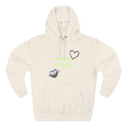 Heart Color-Block Fleece Hoodie • 3-Panel Cozy Streetwear Gift • Nostalgic Heart Graphic
