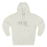 Stay Pure Fleece Hoodie for Comfort and Style